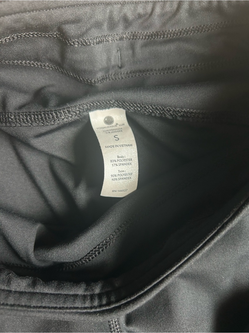 Yogalicious Black Zip-Front Active Pullover and Pants Set - Picture 6 of 6